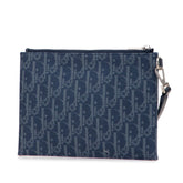 Oblique Denim Tears A5 Flat Pouch